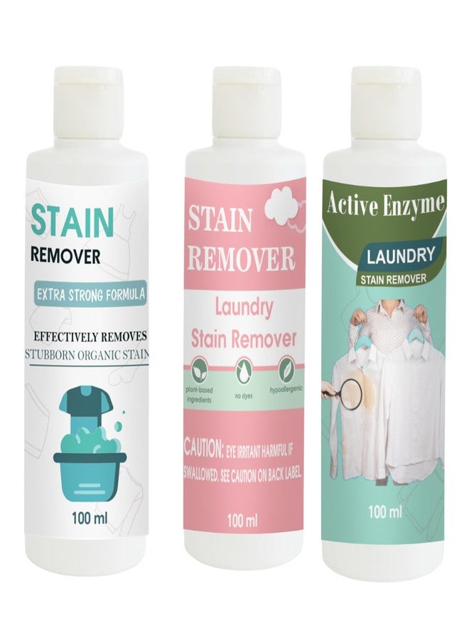 مجموعة مزيلات البقع من توفوس، تتضمن مزيل بقع الدمى، والوردي، والفستق | محلول تنظيف متعدد الأسطح للملابس والأقمشة والمفروشات (100 غرام لكل عبوة) - Image 1